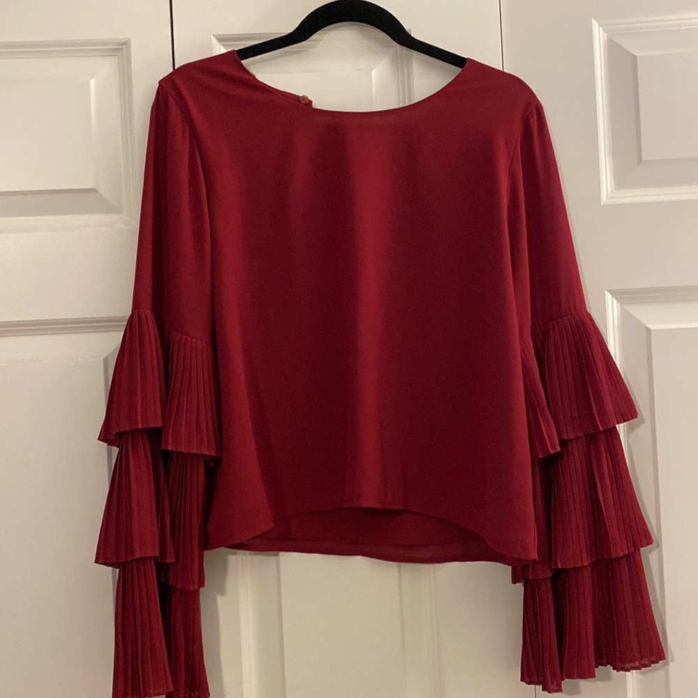 Lulus red blouse